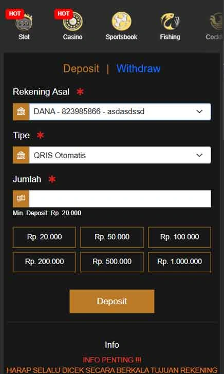 cara deposit X88 Slot Go Pack